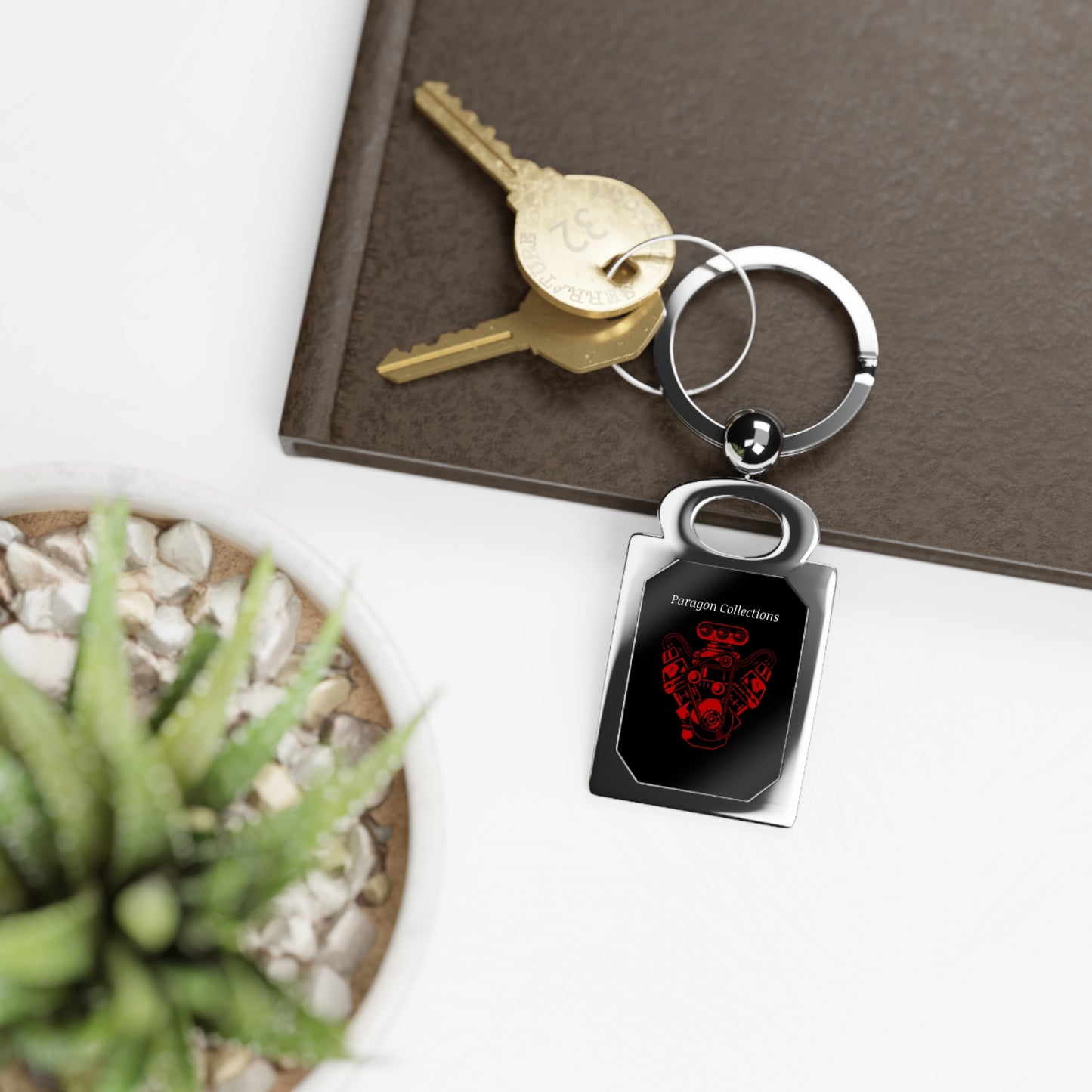 Paragon Collections Red Engine Keychain